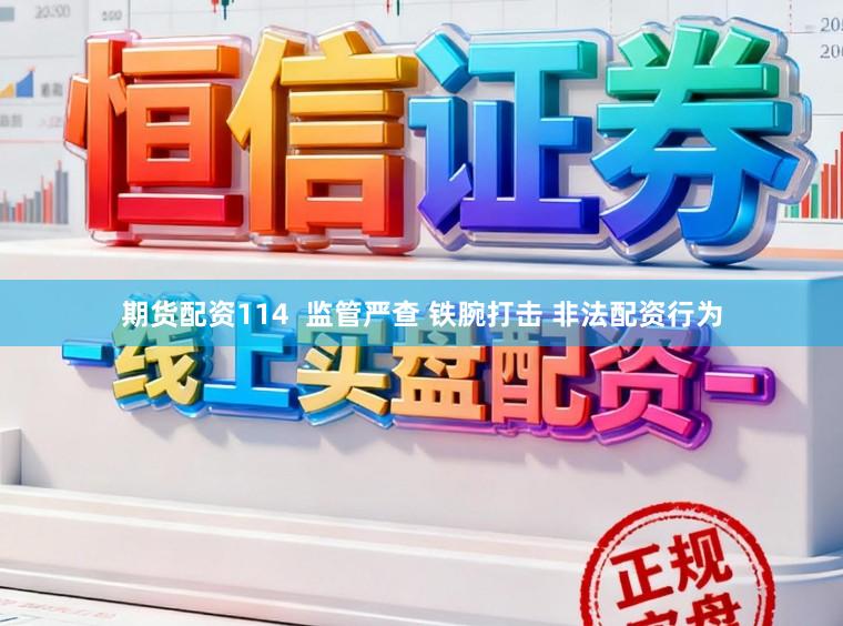 期货配资114  监管严查 铁腕打击 非法配资行为